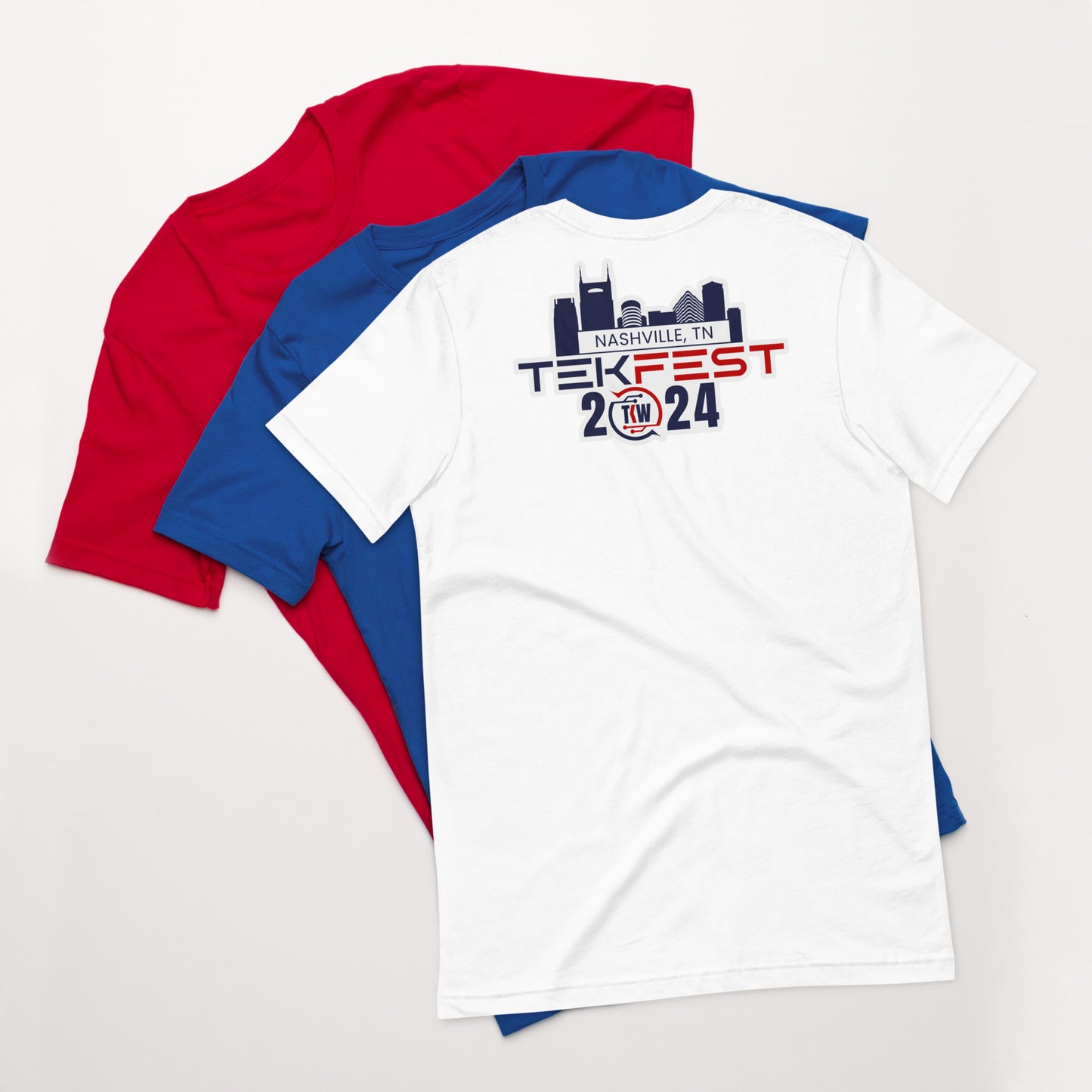 TEKFest24 Unisex White t-shirt