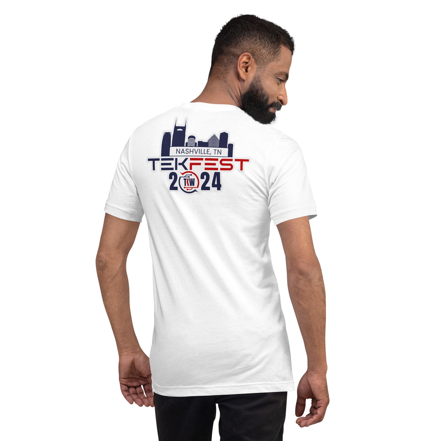 TEKFest24 Unisex White t-shirt