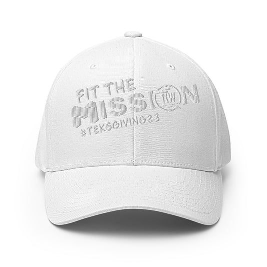 TeksGiving23 Whiteout FlexFit Hat