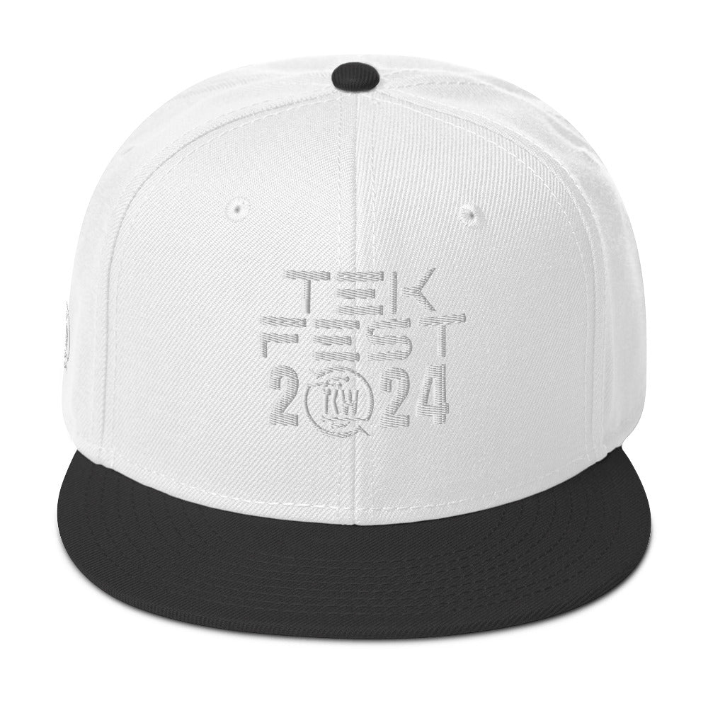TEKFest24 SnapBack WhiteLogo Hat
