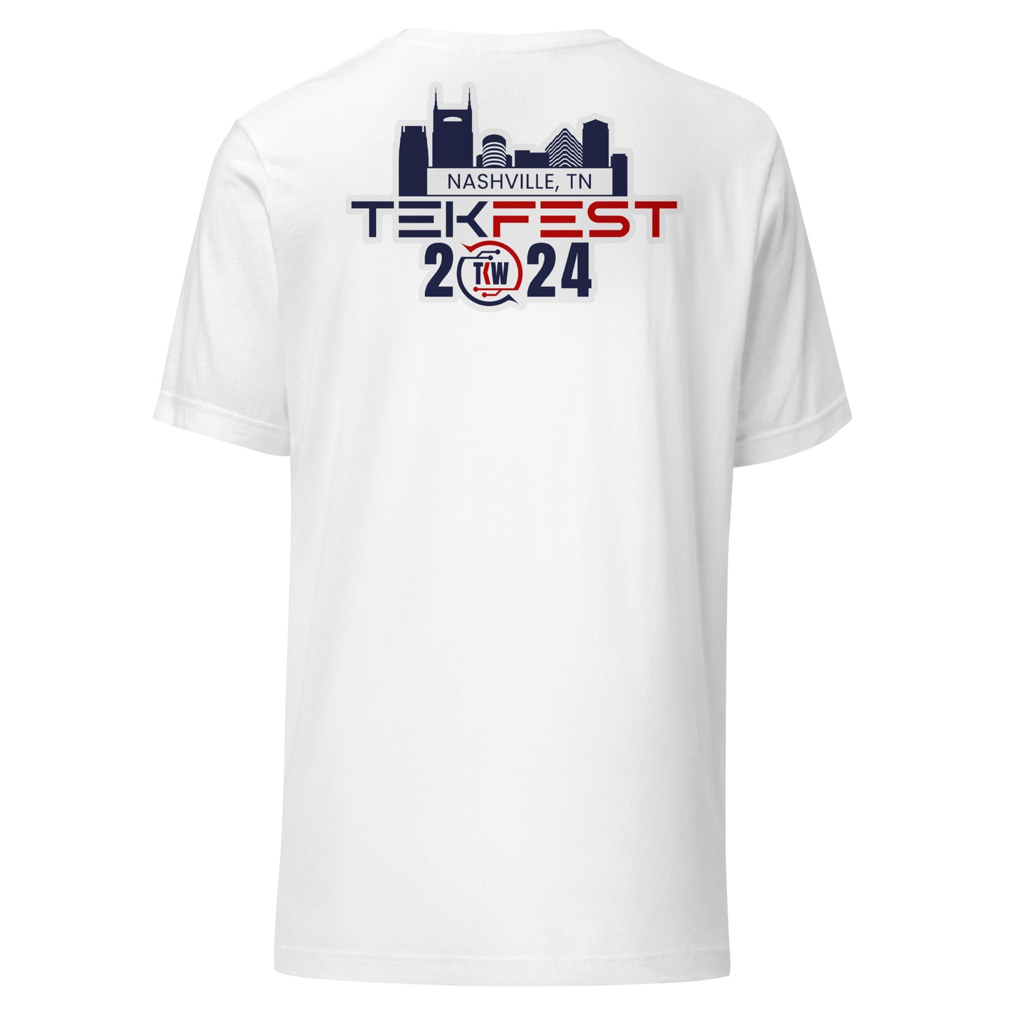 TEKFest24 Unisex White t-shirt